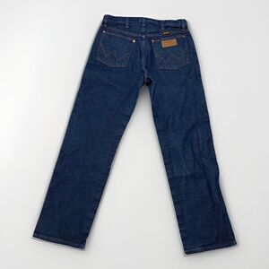 Wrangler 13MWZ Original Cowboy Cut Jeans Mens 30x29 Western Rodeo Dark Denim